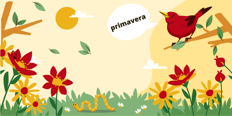 Весенняя лексика на испанском языке
